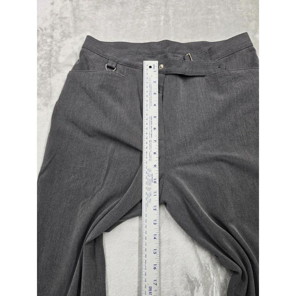 Lauren Ralph Lauren Dress Pants Womens 12P Gray Twill Stretch Work Office